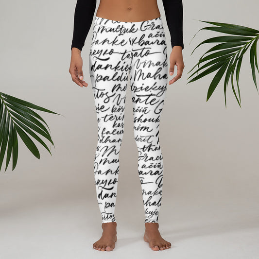 Leggings, Hello – leggings Vista frontal