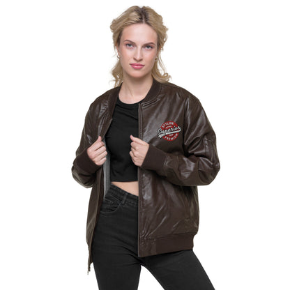 Chaqueta bomber piel vegana unisex