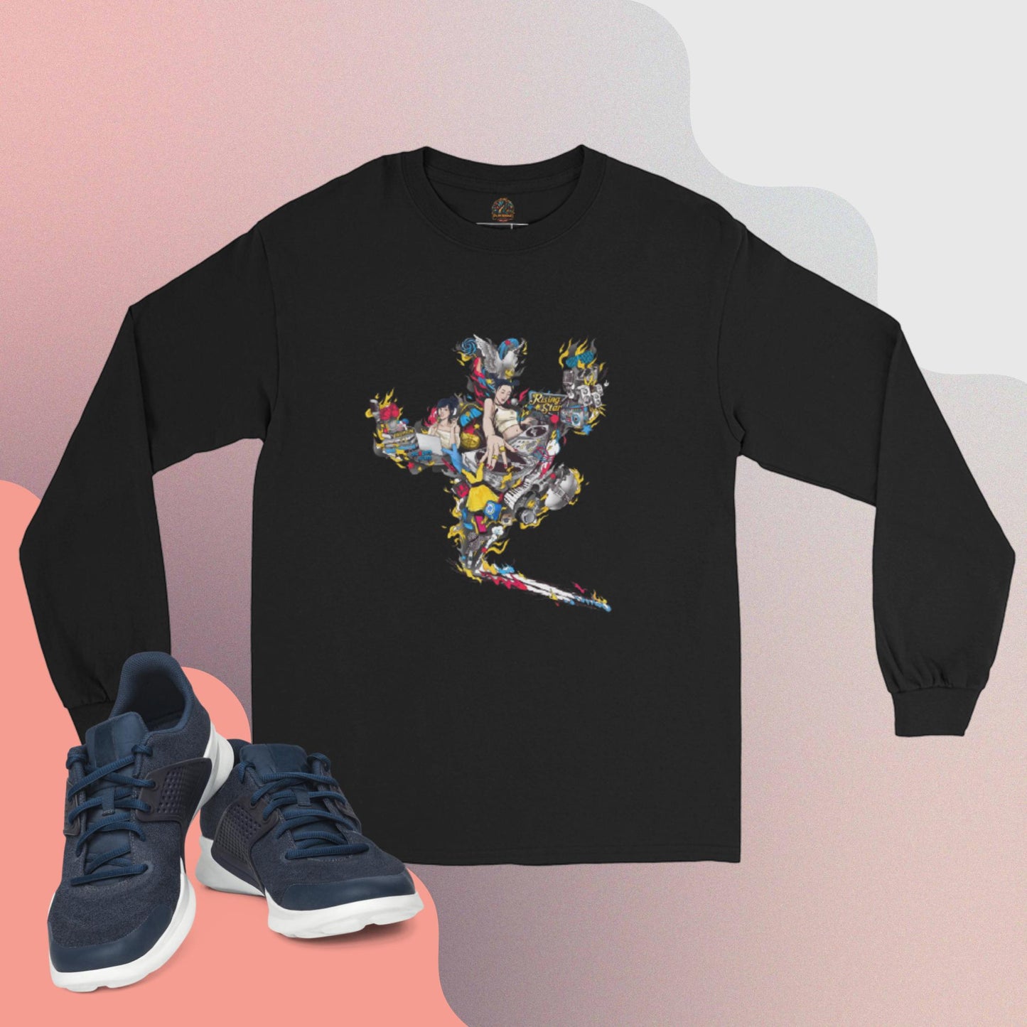 DJ Woman long sleeve t-shirt for men