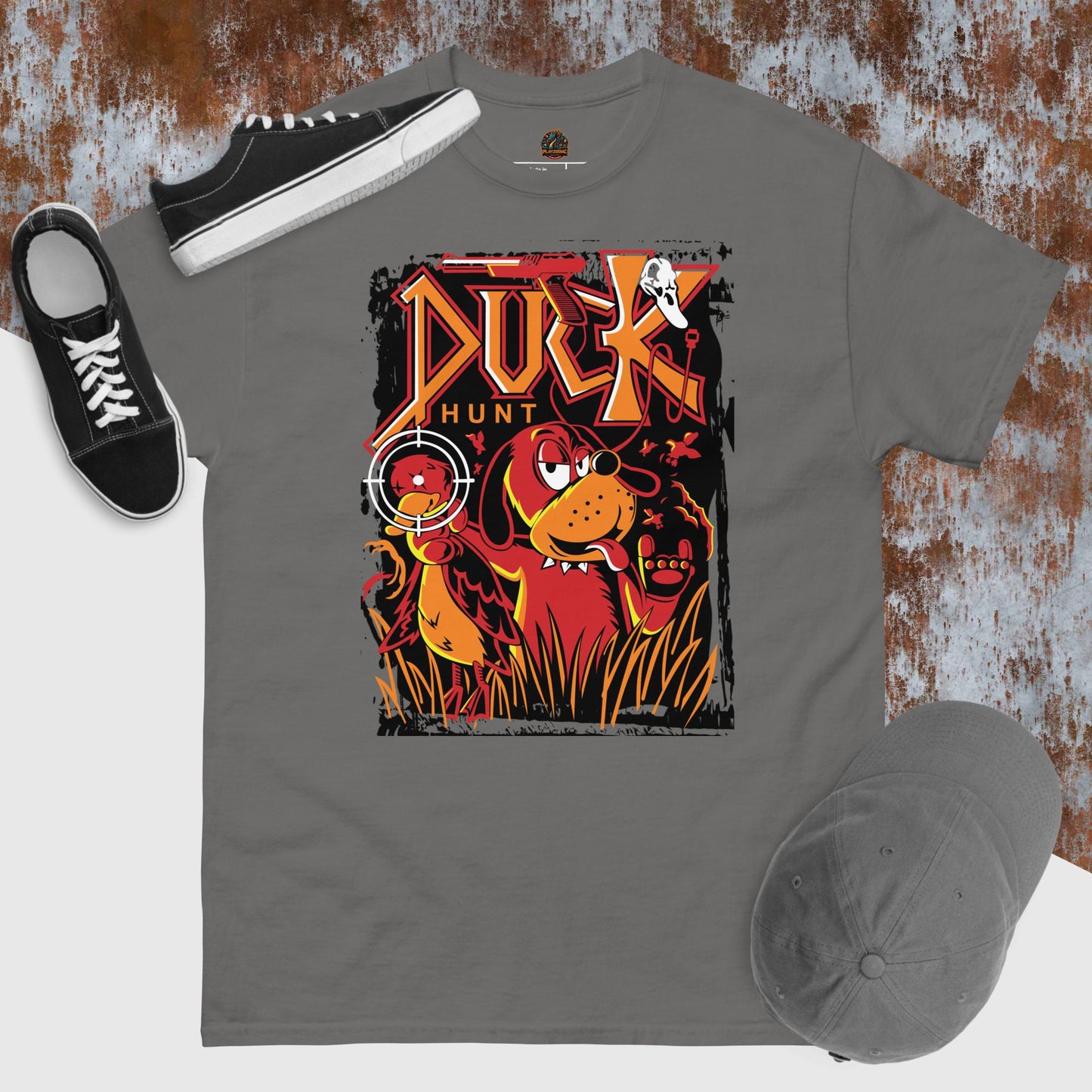 Camiseta Juegos retro Duck hunt unisex