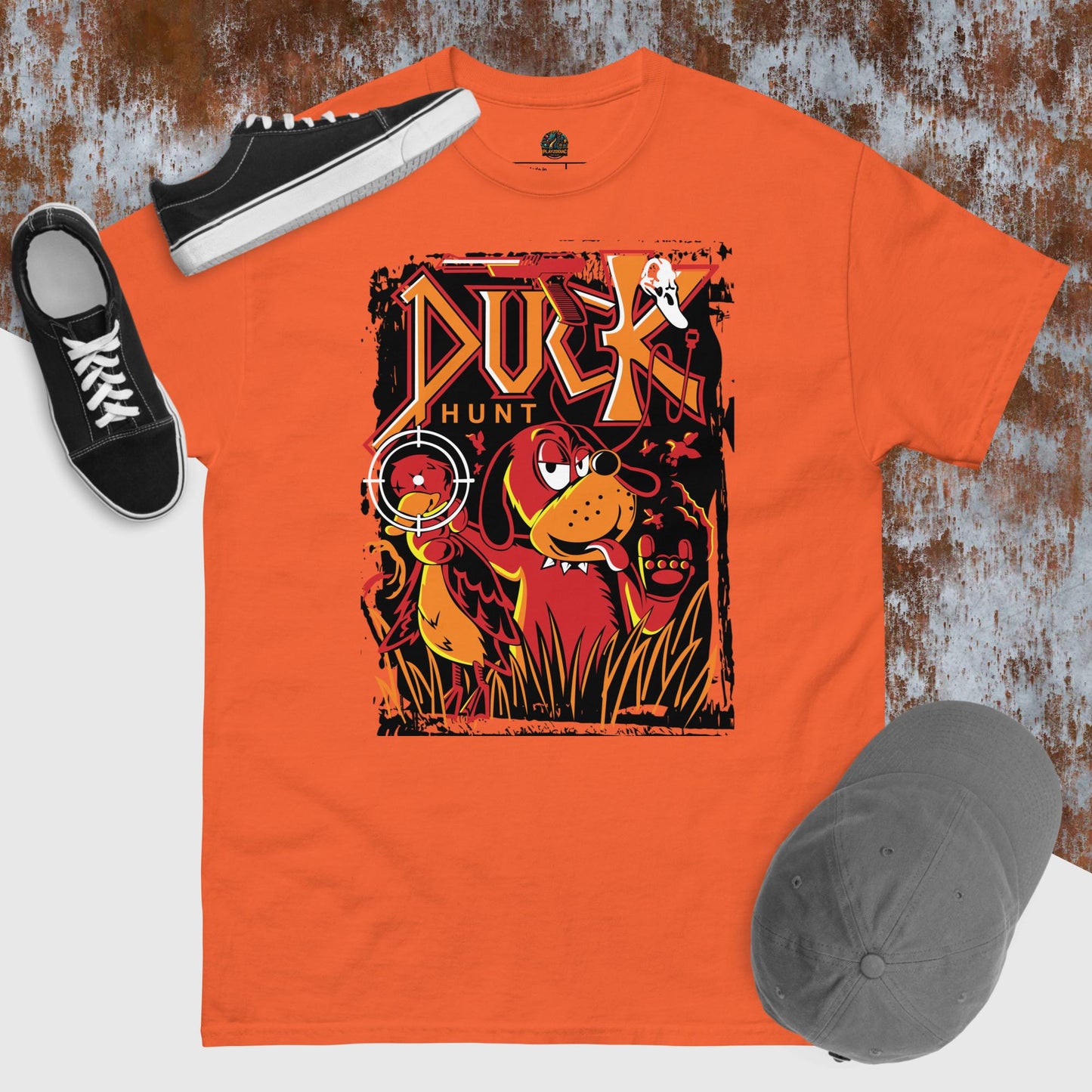 Camiseta Juegos retro Duck hunt unisex