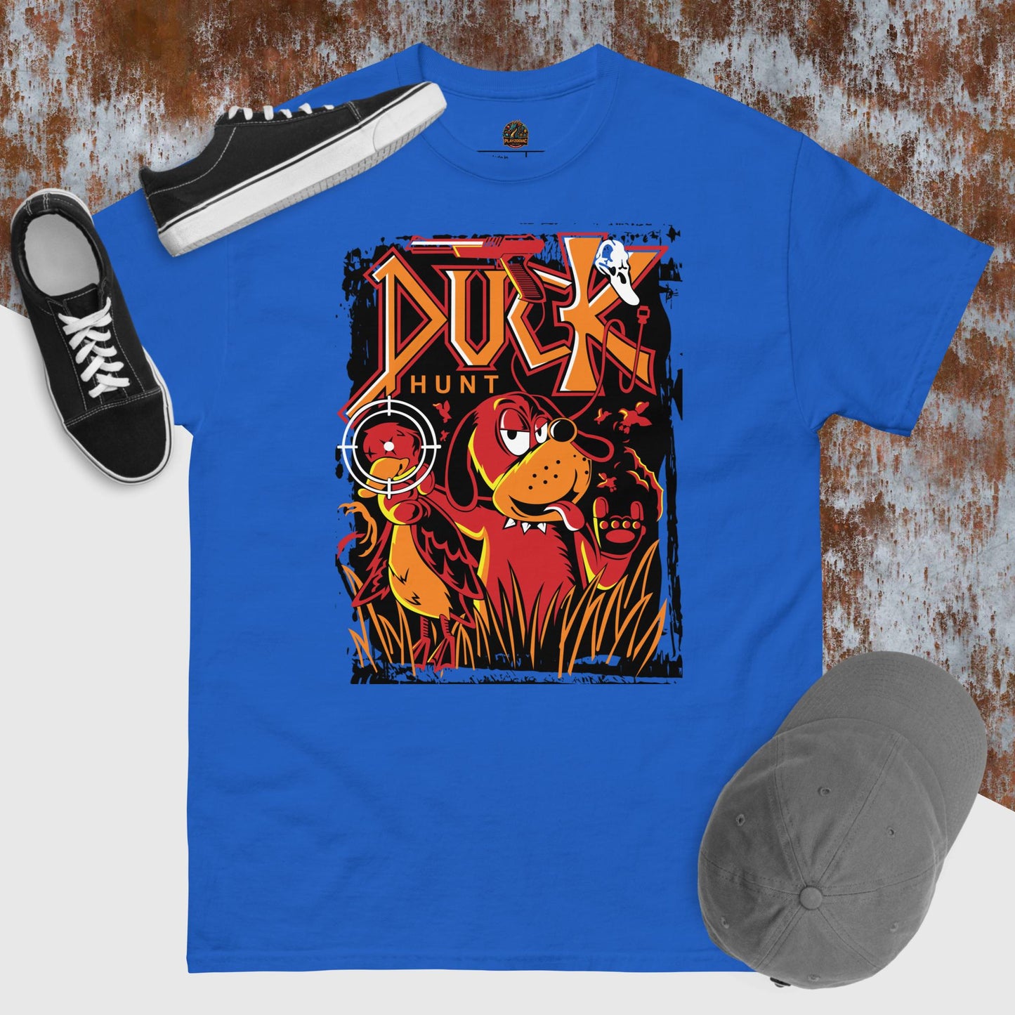 Camiseta Juegos retro Duck hunt unisex